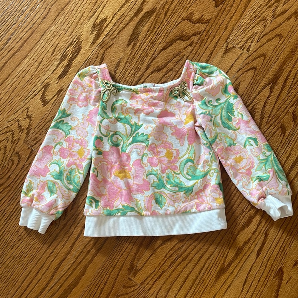 Janie and Jack girls floral shirt